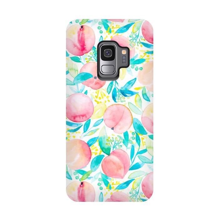 Galaxy S9 StrongFit Peachy Peach by gingerlique
