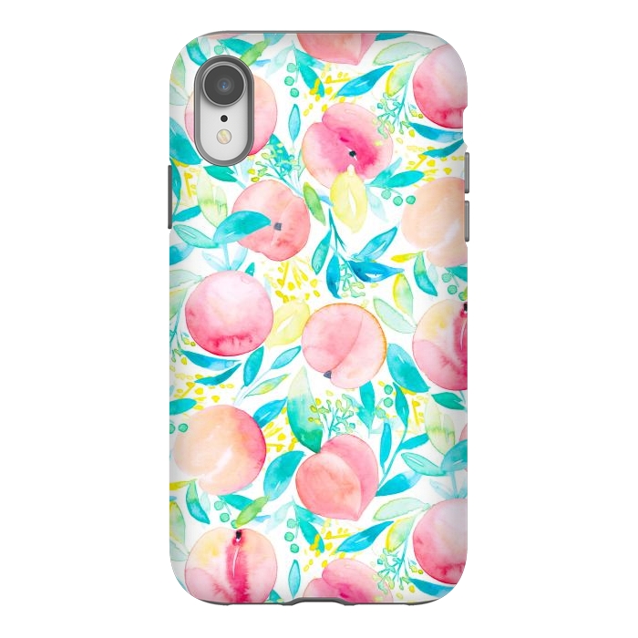 iPhone Xr StrongFit Peachy Peach by gingerlique