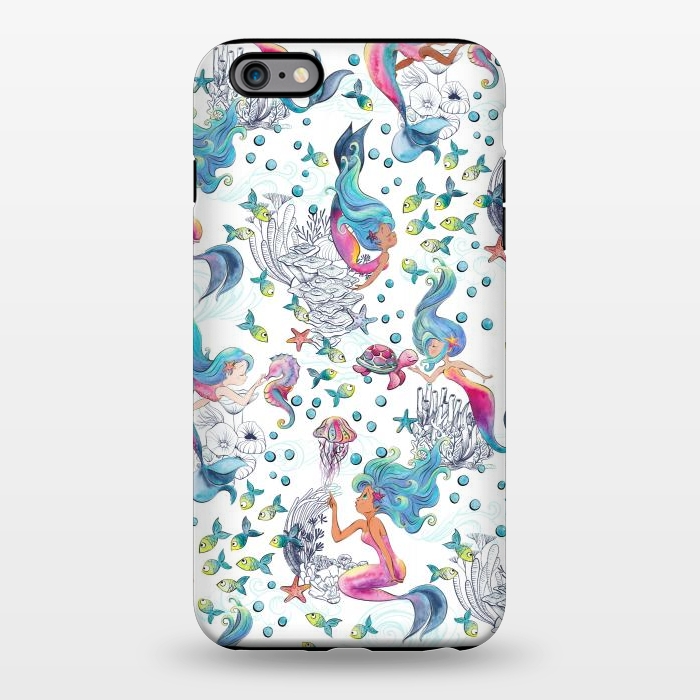 iPhone 6/6s plus StrongFit Modern Mermaid Toile by gingerlique