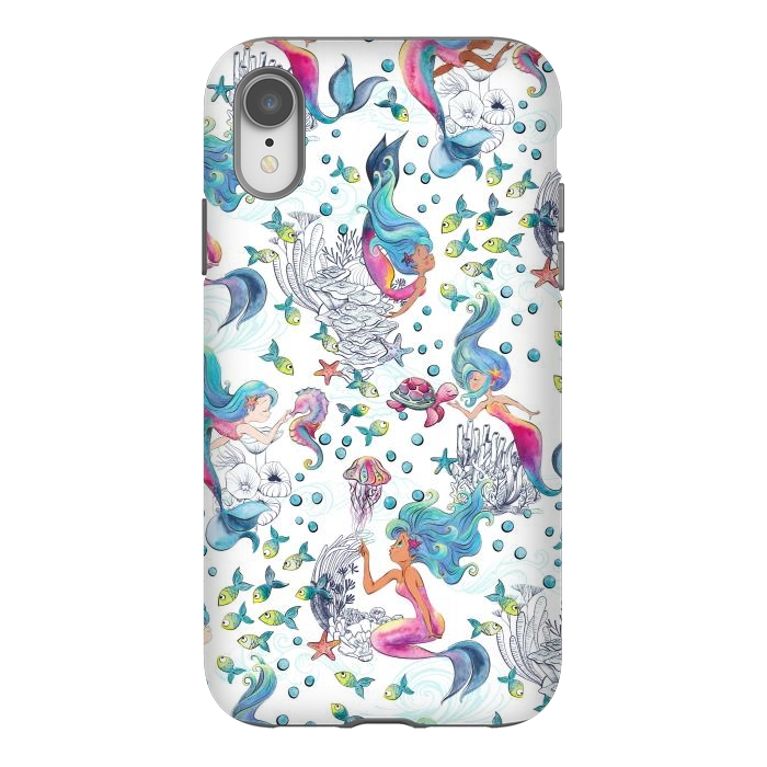 iPhone Xr StrongFit Modern Mermaid Toile by gingerlique
