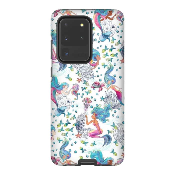 Galaxy S20 Ultra StrongFit Modern Mermaid Toile by gingerlique