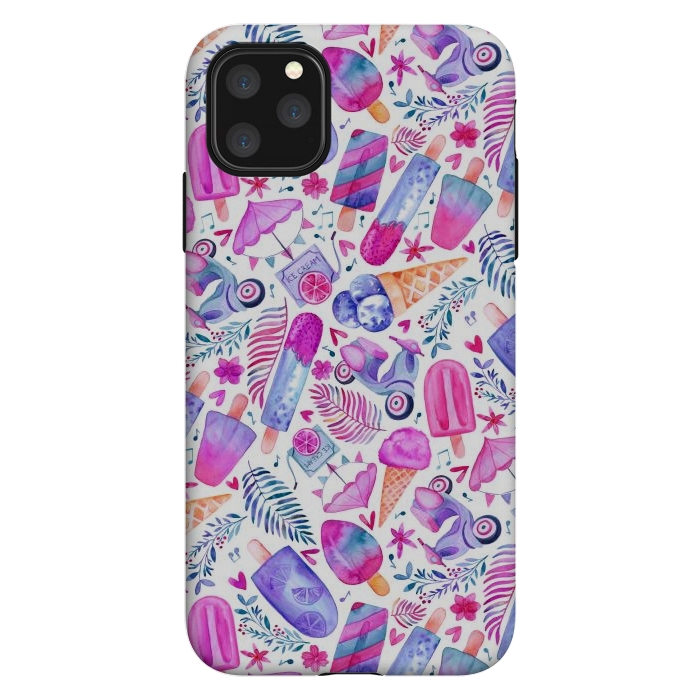 iPhone 11 Pro Max StrongFit Purple Day Dreams and Ice Creams by gingerlique
