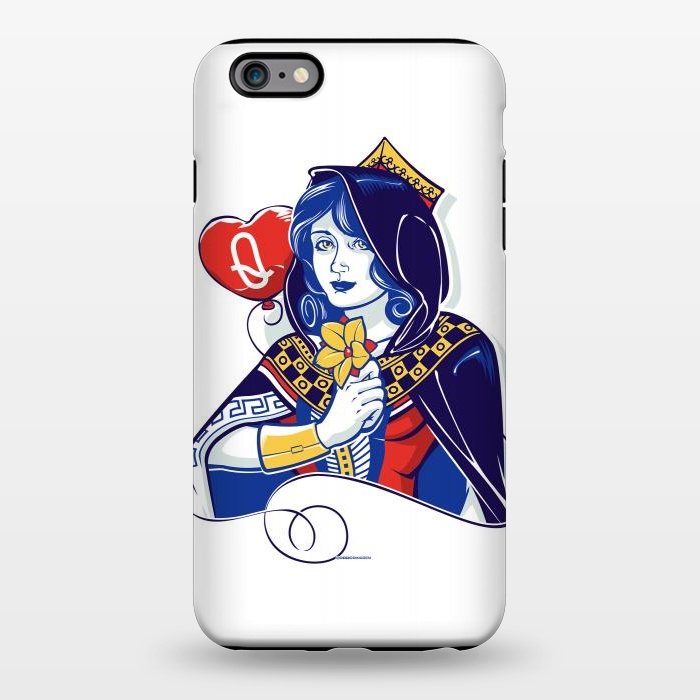 iPhone 6/6s plus StrongFit Queen of hearts by Draco