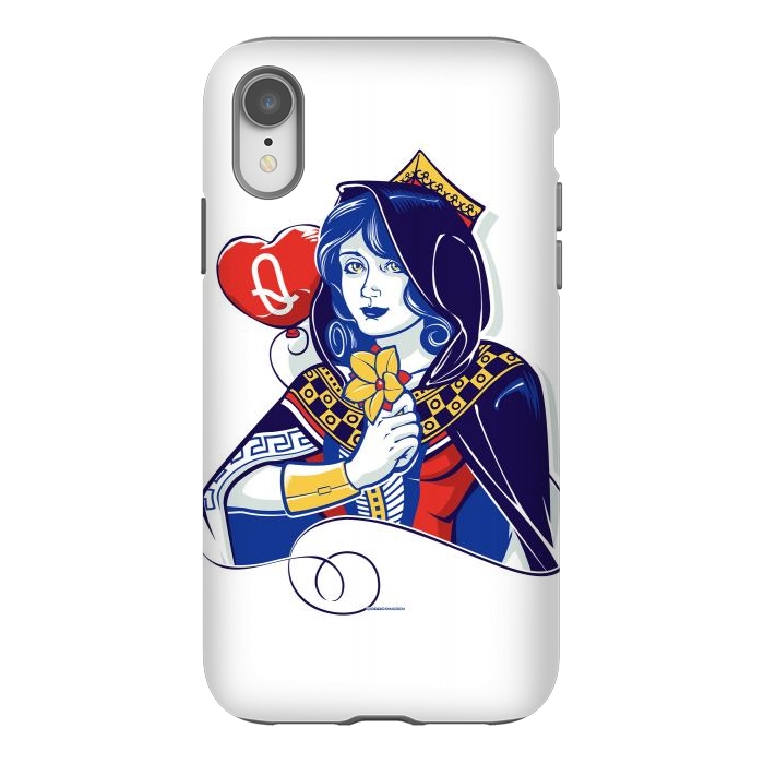 iPhone Xr StrongFit Queen of hearts by Draco