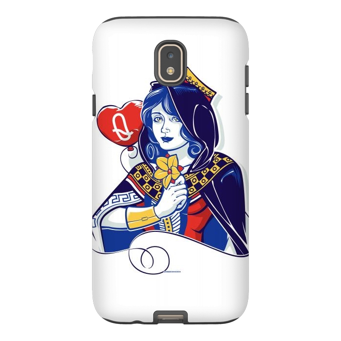 Galaxy J7 StrongFit Queen of hearts by Draco