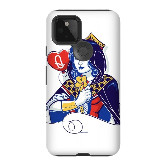 Pixel 5 StrongFit Queen of hearts by Draco