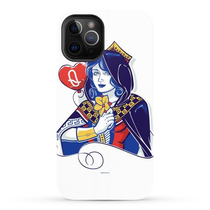 iPhone 12 Pro Max StrongFit Queen of hearts by Draco