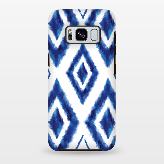 Galaxy S8 plus StrongFit blue diamond pattern 2 by MALLIKA
