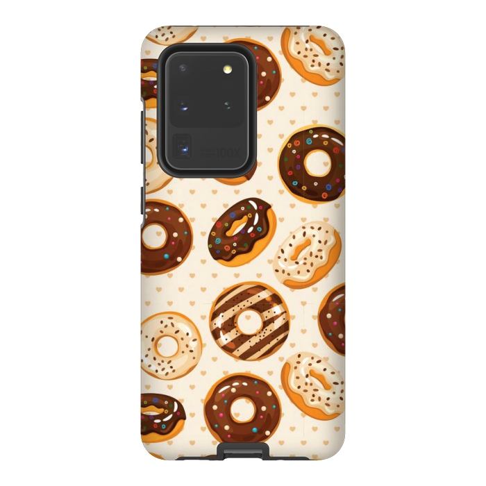 Galaxy S20 Ultra StrongFit chocolate donut love by MALLIKA