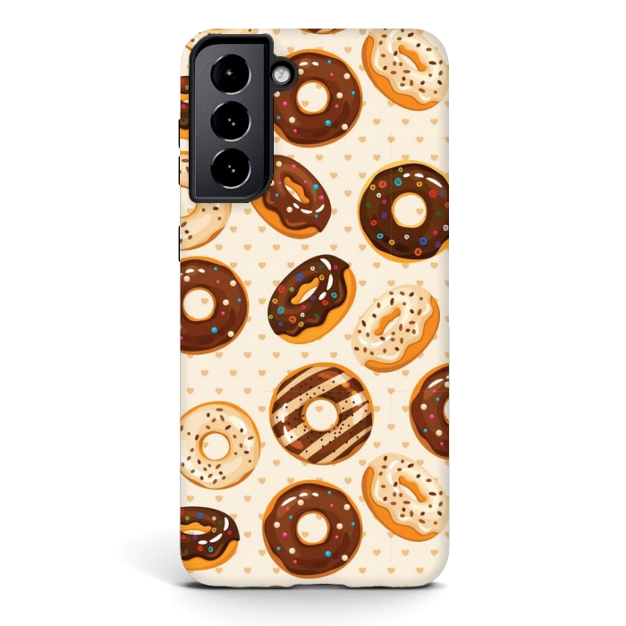 Galaxy S21 plus StrongFit chocolate donut love by MALLIKA