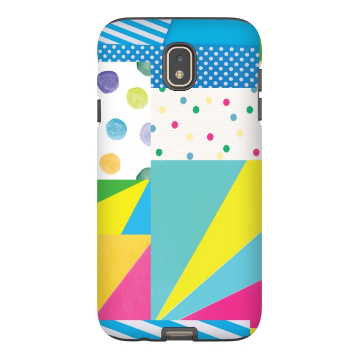 Galaxy J7 StrongFit polka rays pattern by MALLIKA