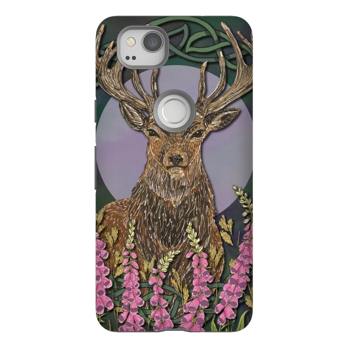 Pixel 2 StrongFit Woodland Stag by Lotti Brown