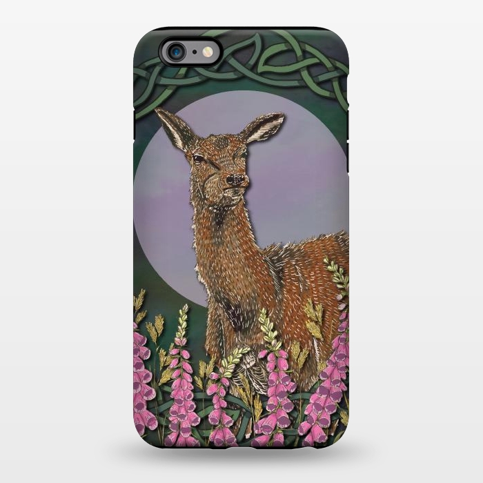 iPhone 6/6s plus StrongFit Woodland Deer Doe by Lotti Brown
