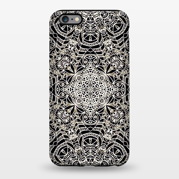 iPhone 6/6s plus StrongFit Mehndi Ethnic Style G419 by Medusa GraphicArt