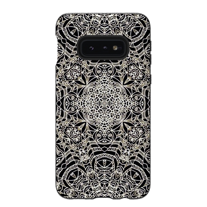 Galaxy S10e StrongFit Mehndi Ethnic Style G419 by Medusa GraphicArt