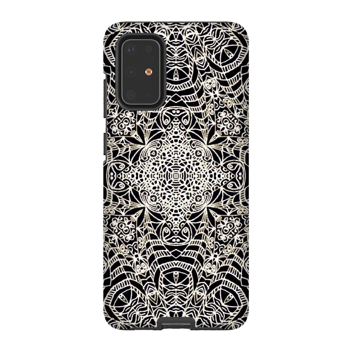 Galaxy S20 Plus StrongFit Mehndi Ethnic Style G419 by Medusa GraphicArt
