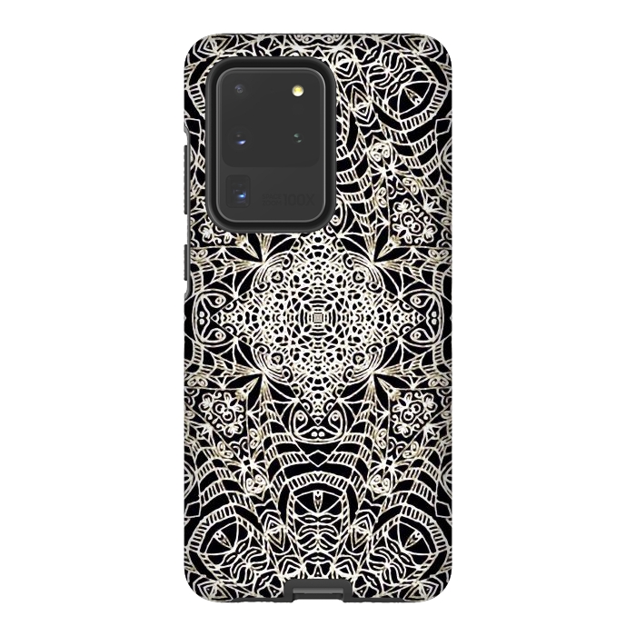 Galaxy S20 Ultra StrongFit Mehndi Ethnic Style G419 by Medusa GraphicArt