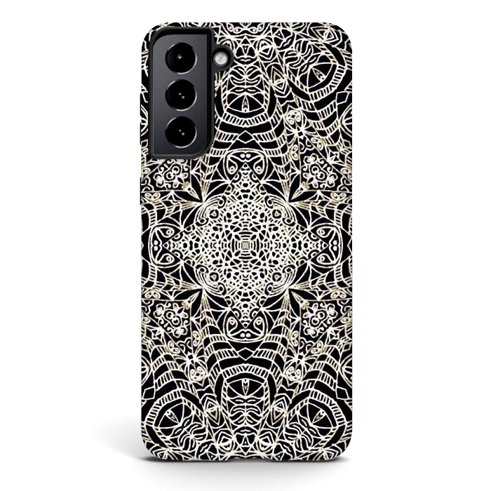 Galaxy S21 plus StrongFit Mehndi Ethnic Style G419 by Medusa GraphicArt