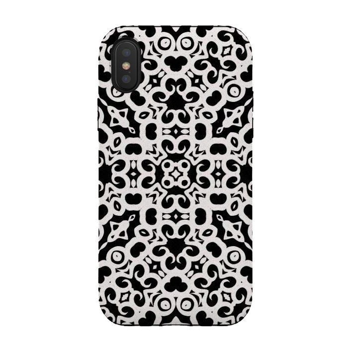 iPhone Xs / X StrongFit Decorative Ethnic Style G594 by Medusa GraphicArt