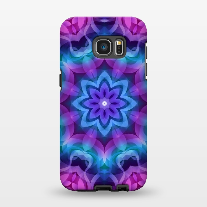 Galaxy S7 EDGE StrongFit Floral Abstract G269 by Medusa GraphicArt
