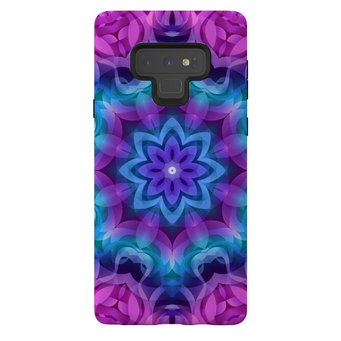 Galaxy Note 9 StrongFit Floral Abstract G269 by Medusa GraphicArt