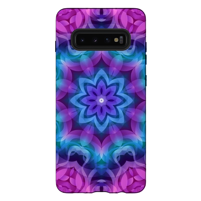Galaxy S10 plus StrongFit Floral Abstract G269 by Medusa GraphicArt