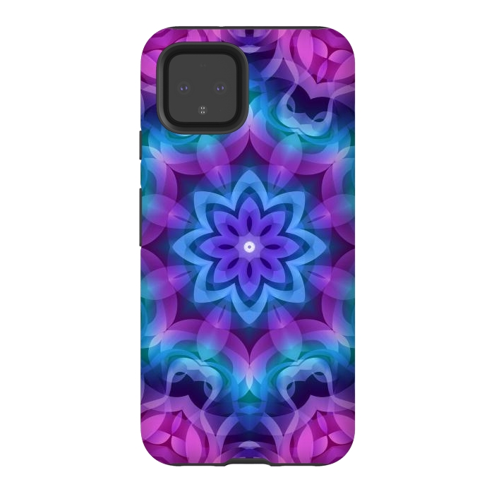 Pixel 4 StrongFit Floral Abstract G269 by Medusa GraphicArt