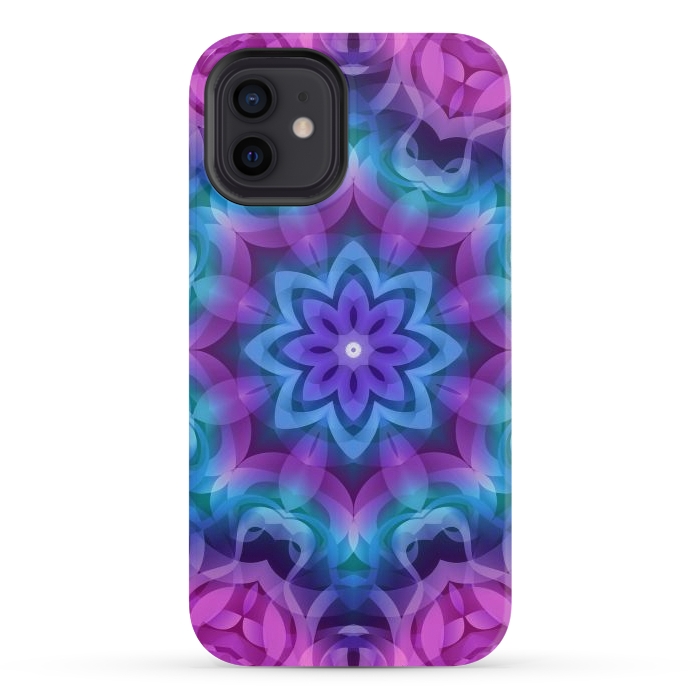 iPhone 12 mini StrongFit Floral Abstract G269 by Medusa GraphicArt