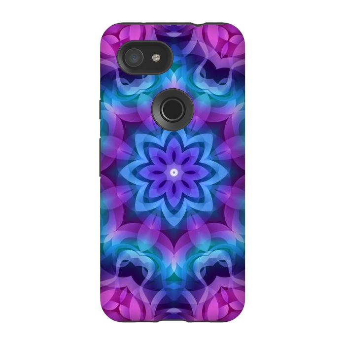 Pixel 3A StrongFit Floral Abstract G269 by Medusa GraphicArt