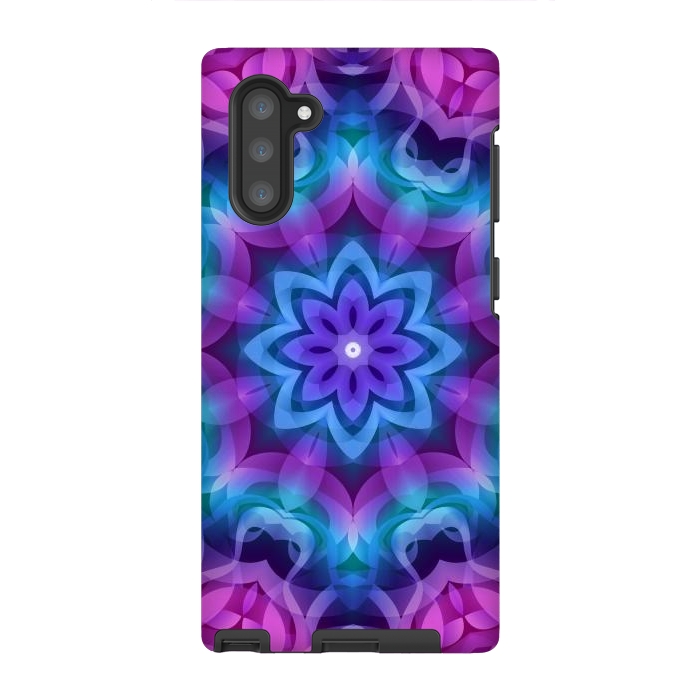 Galaxy Note 10 StrongFit Floral Abstract G269 by Medusa GraphicArt