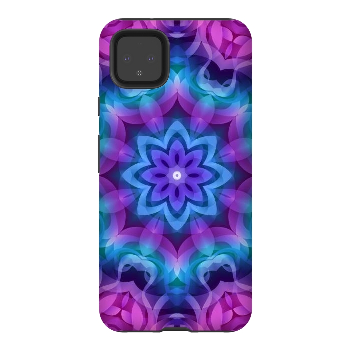 Pixel 4XL StrongFit Floral Abstract G269 by Medusa GraphicArt