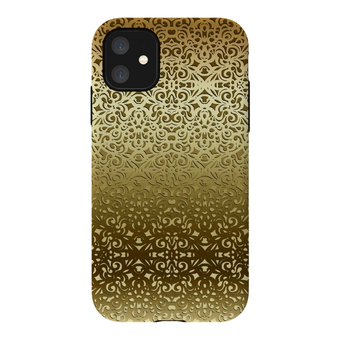 iPhone 11 StrongFit Baroque Style Inspiration G155b by Medusa GraphicArt