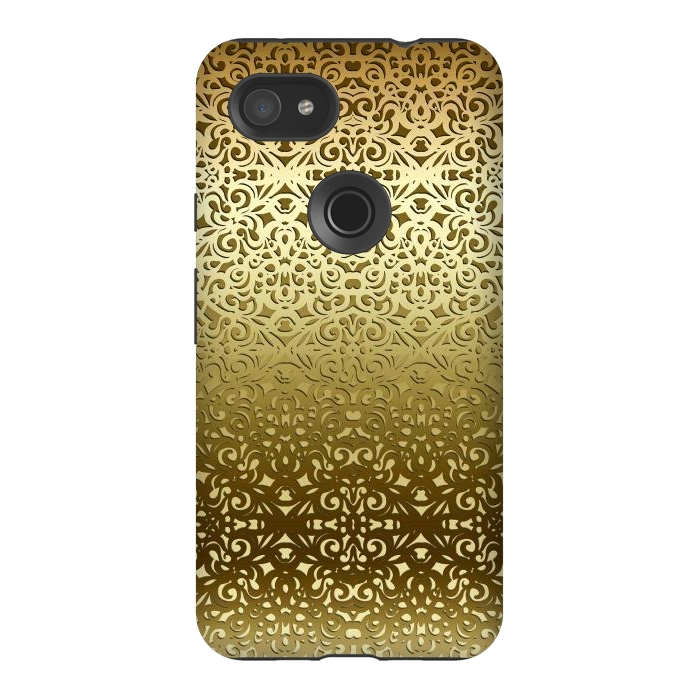 Pixel 3AXL StrongFit Baroque Style Inspiration G155b by Medusa GraphicArt