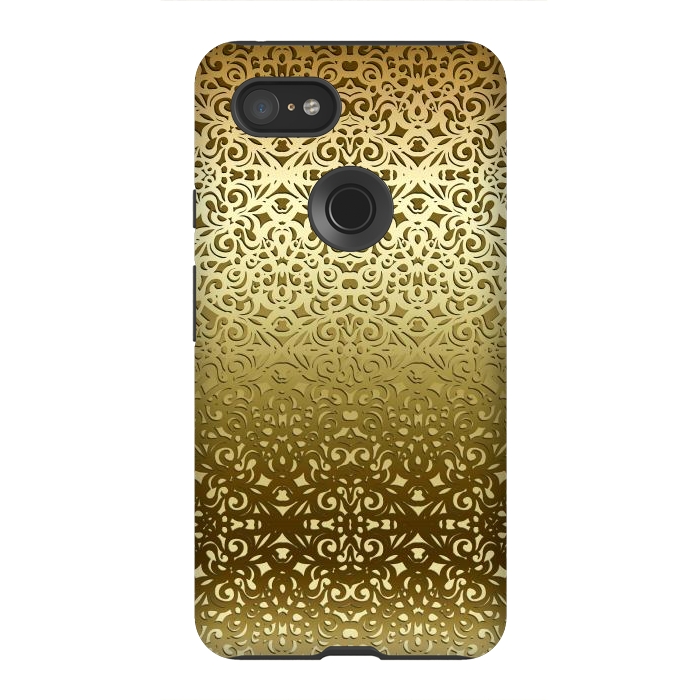 Pixel 3XL StrongFit Baroque Style Inspiration G155b by Medusa GraphicArt