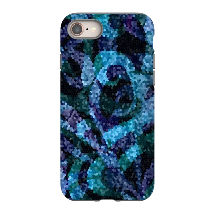 iPhone 8 StrongFit Mosaic Floral Abstract G21B by Medusa GraphicArt