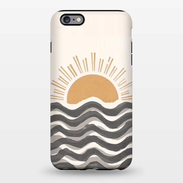 iPhone 6/6s plus StrongFit Waft Sun-Grey by ''CVogiatzi.