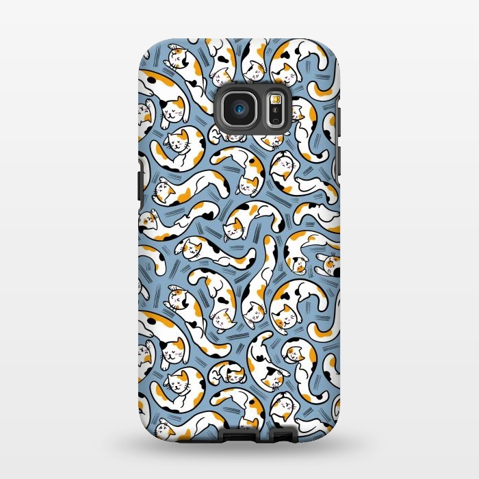 Galaxy S7 EDGE StrongFit Cats by Afif Quilimo
