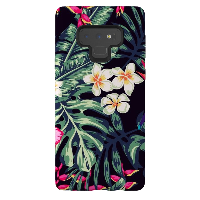 Galaxy Note 9 StrongFit Tropical Floral Pattern XVII by ArtsCase