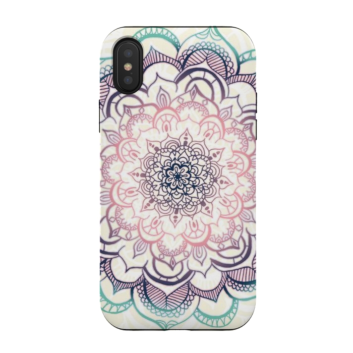 iPhone Xs / X StrongFit Mermaid Medallion by Tangerine-Tane