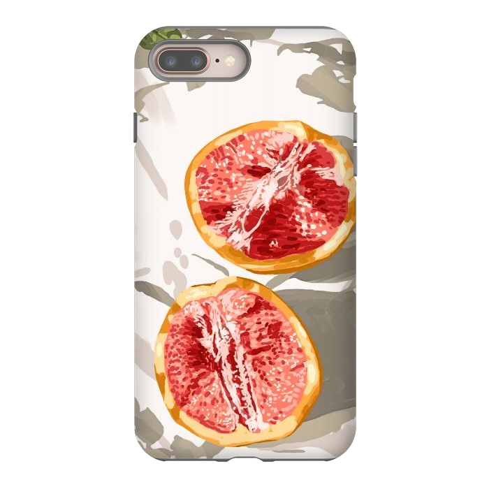 iPhone 8 plus StrongFit Grapefruit Kinda Zest For Life by Uma Prabhakar Gokhale