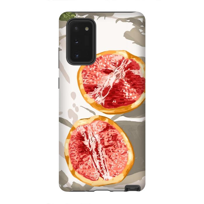 Galaxy Note 20 StrongFit Grapefruit Kinda Zest For Life by Uma Prabhakar Gokhale