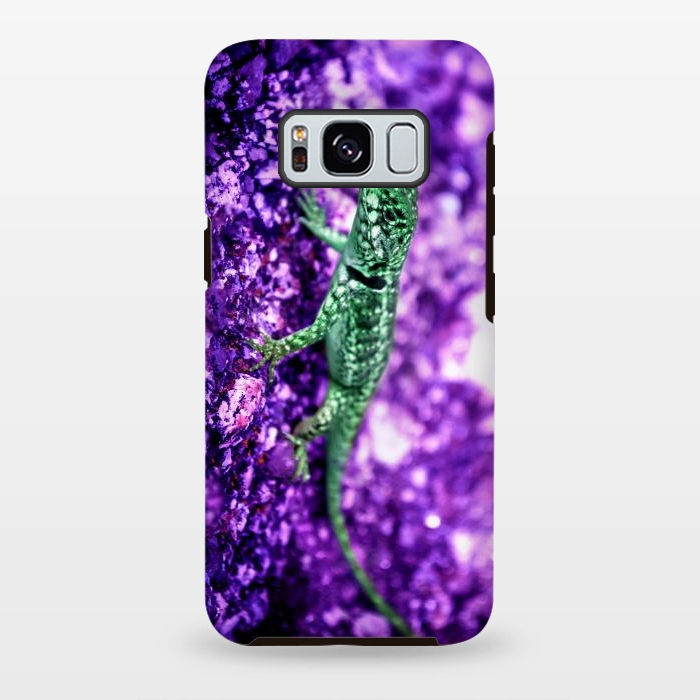 Galaxy S8 plus StrongFit Lizard by Laura Nagel