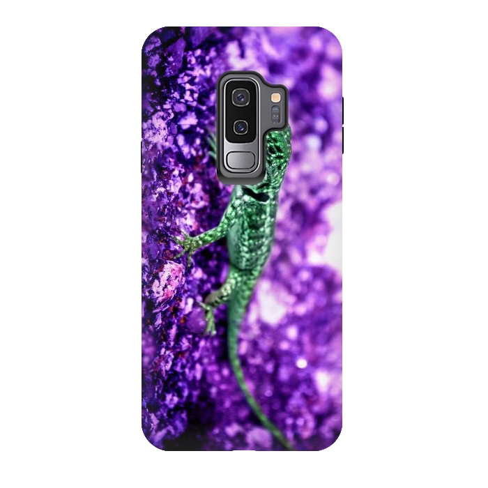 Galaxy S9 plus StrongFit Lizard by Laura Nagel