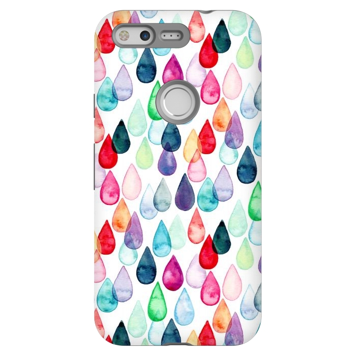 Pixel StrongFit Watercolour Rainbow Drops by Tangerine-Tane
