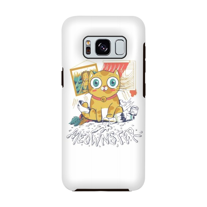 Galaxy S8 StrongFit Meownster by Afif Quilimo