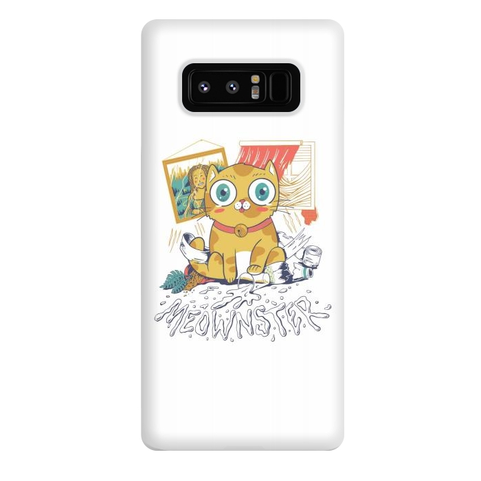 Galaxy Note 8 StrongFit Meownster by Afif Quilimo