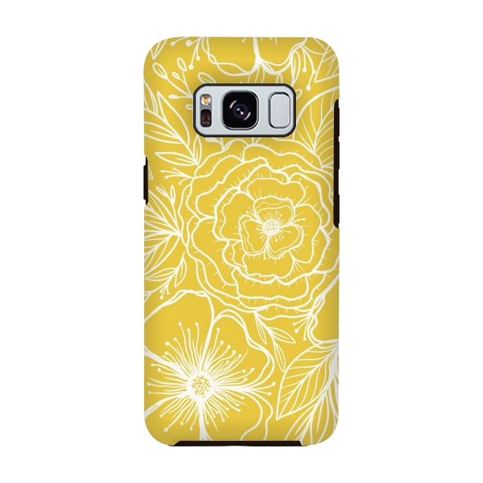 Galaxy S8 StrongFit Yellow sunshine by Rose Halsey