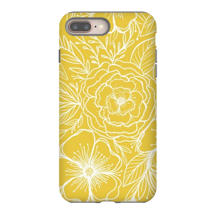 iPhone 8 plus StrongFit Yellow sunshine by Rose Halsey
