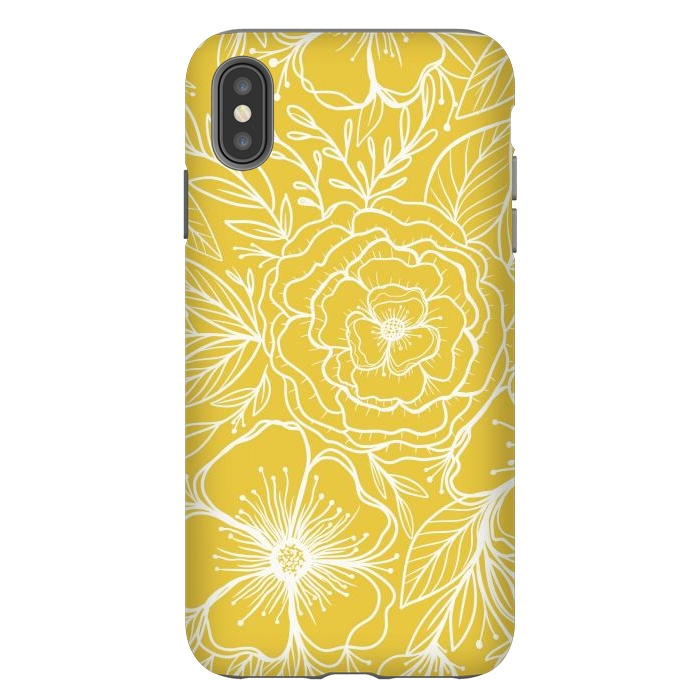 iPhone Xs Max StrongFit Yellow sunshine by Rose Halsey