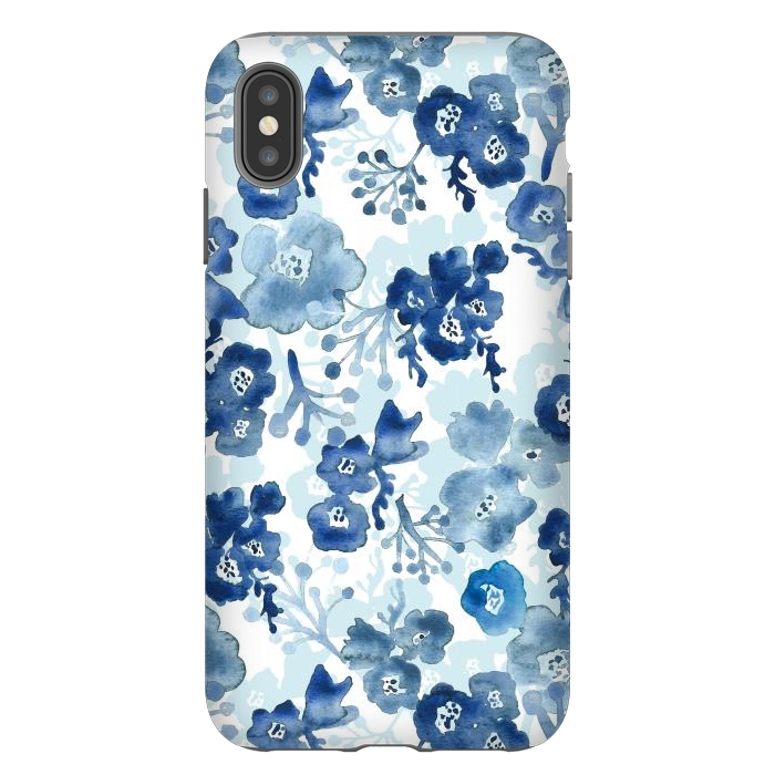 iPhone Xs Max StrongFit Blooms of Ink by Tangerine-Tane
